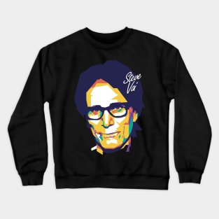 Steve Vai on WPAP Art Style Crewneck Sweatshirt